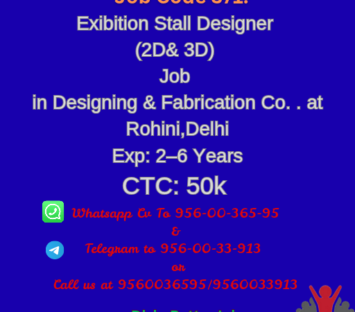 Exibition Stall Designer job