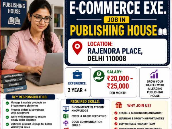 E-COMMERCE executive Job