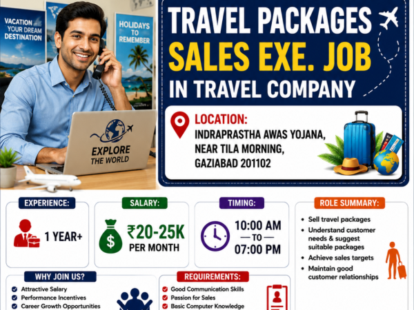 Travel Packages Sales Exe job