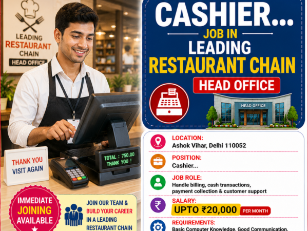 Cashier Job